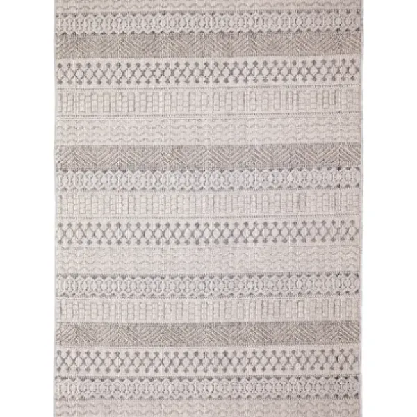 Outdoor Rugs-Kirkland's Home Navy Cabana Stripe Indoor/Outdoor Area Rug, 5X7 Blue/White