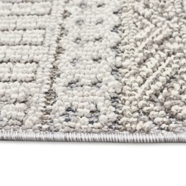 Outdoor Rugs-Kirkland's Home Navy Cabana Stripe Indoor/Outdoor Area Rug, 5X7 Blue/White
