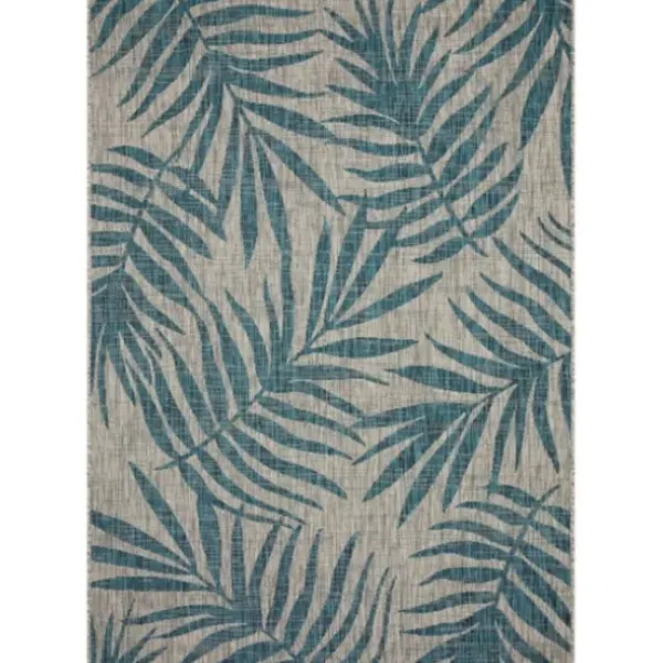 Outdoor Rugs-Kirkland's Home Navy Cabana Stripe Indoor/Outdoor Area Rug, 3X5 Blue/White