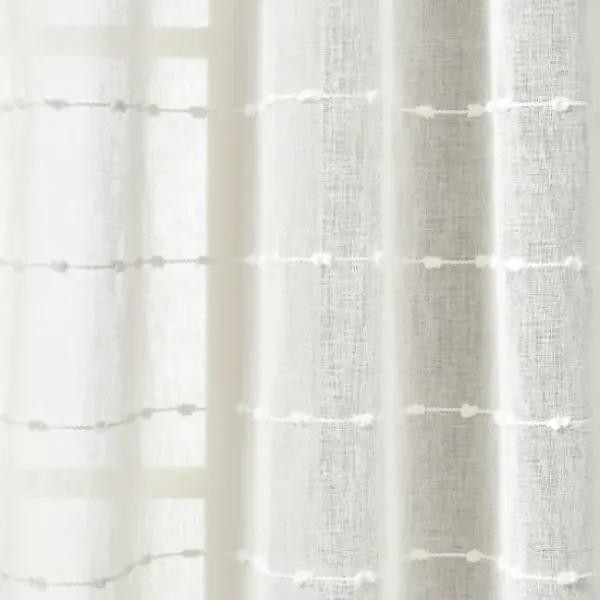 Curtains & Drapes-Kirkland's Home Navy Cape Cod Stripe Curtain Panel Set, 95 In. Blue/White