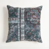 Pillows-Kirkland's Home Navy Carissima Vintage Print Pillow Blue