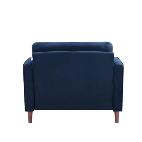 Accent Chairs-Kirkland's Home Navy Chelsea Modern Accent Chair Blue