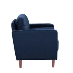 Accent Chairs-Kirkland's Home Navy Chelsea Modern Accent Chair Blue