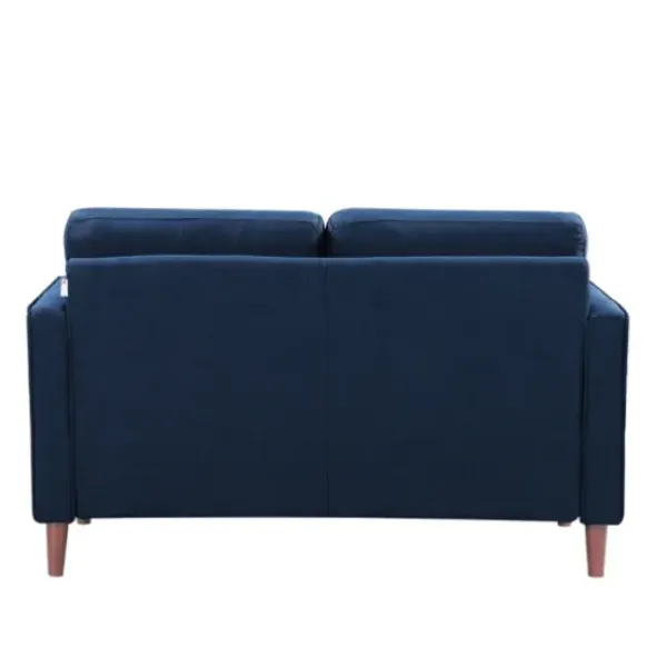 Sofas & Loveseats-Kirkland's Home Navy Chelsea Modern Loveseat Blue
