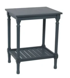 Accent & End Tables-Kirkland's Home Navy Crate Shelf Side Table Blue