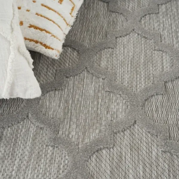 Outdoor Rugs-Kirkland's Home Navy Diamond Indoor/Outdoor Area Rug, 6X9 Blue