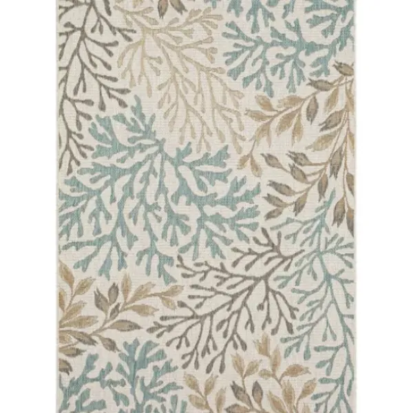 Outdoor Rugs-Kirkland's Home Navy Diamond Indoor/Outdoor Area Rug, 5X7 Blue