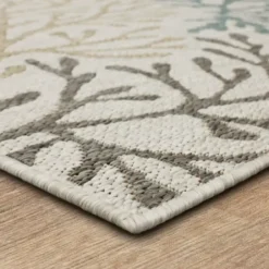 Outdoor Rugs-Kirkland's Home Navy Diamond Indoor/Outdoor Area Rug, 5X7 Blue