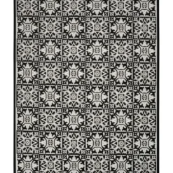 Outdoor Rugs-Kirkland's Home Navy Diamond Indoor/Outdoor Area Rug, 5X7 Blue
