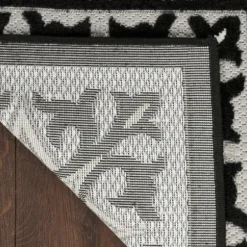 Outdoor Rugs-Kirkland's Home Navy Diamond Indoor/Outdoor Area Rug, 5X7 Blue