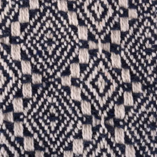 Blankets & Throws-Kirkland's Home Navy Diamond Stitched Throw Blue