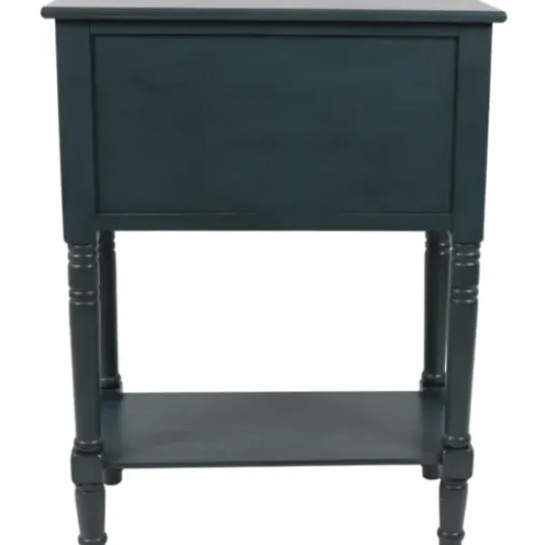 Console Tables-Kirkland's Home Navy 3-Drawer Console Table Blue