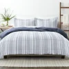 Comforters-Kirkland's Home Navy Farmhouse Dreams Queen 3-Pc. Comforter Set White/Blue