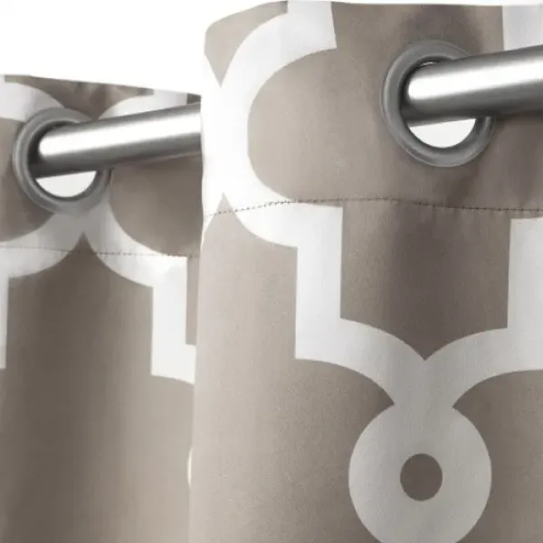 Curtains & Drapes-Kirkland's Home Navy Farmhouse Stripe Curtain Panels, Set Of 2 White/Blue