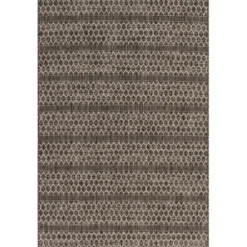 Outdoor Rugs-Kirkland's Home Navy Geo Lattice Outdoor Area Rug, 7X9 Blue