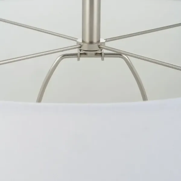 Table Lamps-Kirkland's Home Navy Glazed Ceramic Table Lamp White
