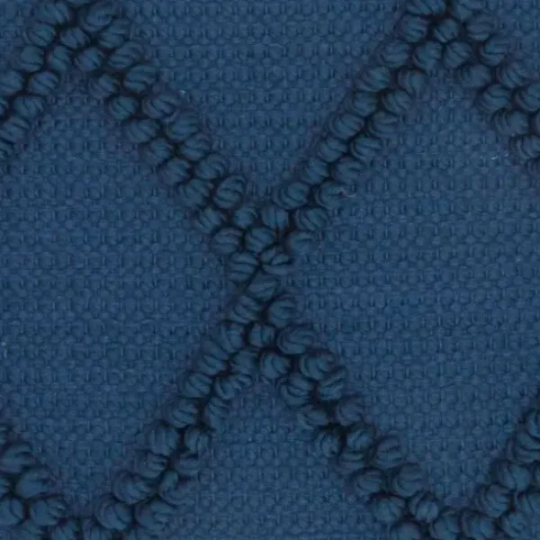 Pillows-Kirkland's Home Navy Knotted Lattice Throw Pillows, Set Of 2 Blue