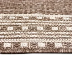 Outdoor Rugs-Kirkland's Home Navy Linear Macy Indoor/Outdoor Area Rug, 7X9 Blue