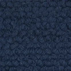 Pillows-Kirkland's Home Navy Looped Yarn Wool Pillow Blue