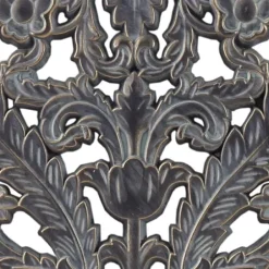 Wall Plaques-Kirkland's Home Navy Madison Park Floral Wall Plaques, Set Of 2 Blue