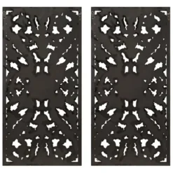 Wall Plaques-Kirkland's Home Navy Madison Park Floral Wall Plaques, Set Of 2 Blue