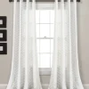 Curtains & Drapes-Kirkland's Home Navy Ombre Stripe Curtain Panel Set, 95 In. Blue/White