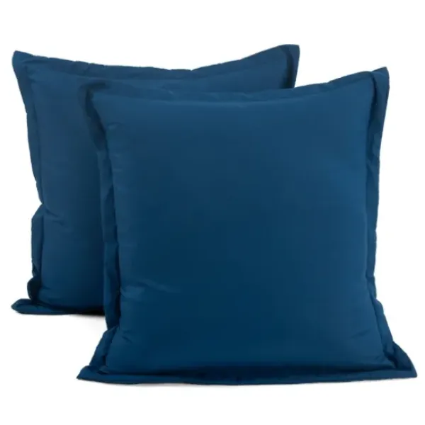 Comforters-Kirkland's Home Navy Pintuck Stripe Full/Queen 5-Pc. Comforter Set Blue/White