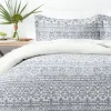 Duvets-Kirkland's Home Navy Rustic 3-Pc. King Duvet Cover Set Blue/White