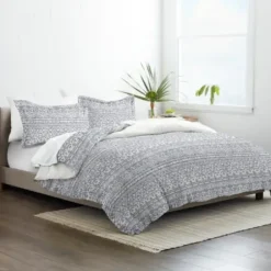 Duvets-Kirkland's Home Navy Rustic 3-Pc. King Duvet Cover Set Blue/White