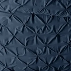 Duvets-Kirkland's Home Navy Soft Pinched 3-Pc. Twin Duvet Cover Set Blue