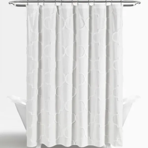 Shower Curtains-Kirkland's Home Navy Stripe Ombre Shower Curtain Blue