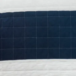 Quilts-Kirkland's Home Navy Stripe 3-Pc. Full/Queen Quilt Set Blue/White