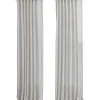 Curtains & Drapes-Kirkland's Home Navy Top Knotted Burlap Curtain Panel Set, 95 In. Blue