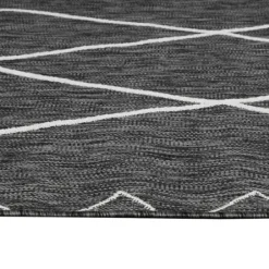 Outdoor Rugs-Kirkland's Home Navy Trellis Outdoor Area Rug, 7X10 Tan/Black/Blue
