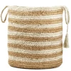 Baskets & Boxes-Kirkland's Home Navy Trellis Paw Print Storage Basket, 18 In. Blue