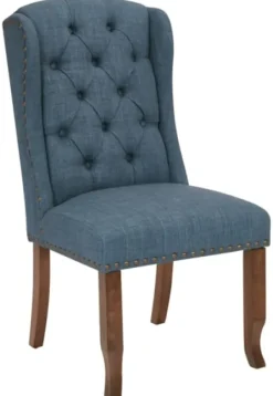 Dining Chairs-Kirkland's Home Navy Tufted Jenna Dining Chair Blue