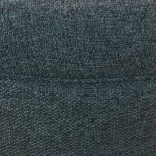 Benches & Ottomans-Kirkland's Home Navy Upholstered Round Storage Ottoman Blue
