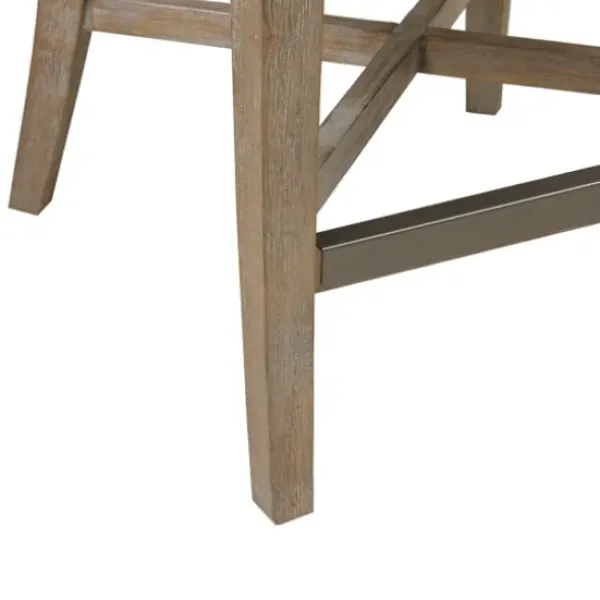 Bar Stools & Counter Height Stools-Kirkland's Home Navy Upholstered Wingback Swivel Counter Stool Blue