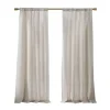 Curtains & Drapes-Kirkland's Home Navy Velvet Greta Curtain Panel Set, 84 In. Blue