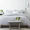 Duvets-Kirkland's Home Navy Vines 3-Pc. King Duvet Cover Set Blue/White
