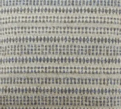 Pillows-Kirkland's Home Navy Woven Lines Cotton Pillow, 22 In. Blue/Ivory