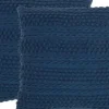 Pillows-Kirkland's Home Navy Woven Stripes Throw Pillows, Set Of 2 Blue