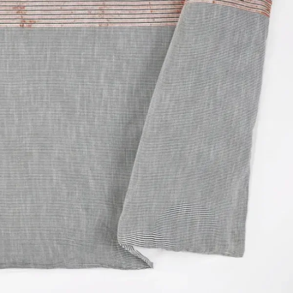 Duvets-Kirkland's Home Neapolitan Gray 3-Pc. Queen Duvet Set Gray/White/Pink