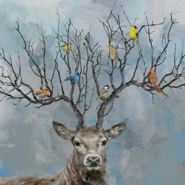 Canvas Art-Kirkland's Home Nearest And Dearest Canvas Art Print Gray/Blue