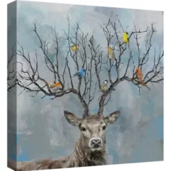 Canvas Art-Kirkland's Home Nearest And Dearest Canvas Art Print Gray/Blue