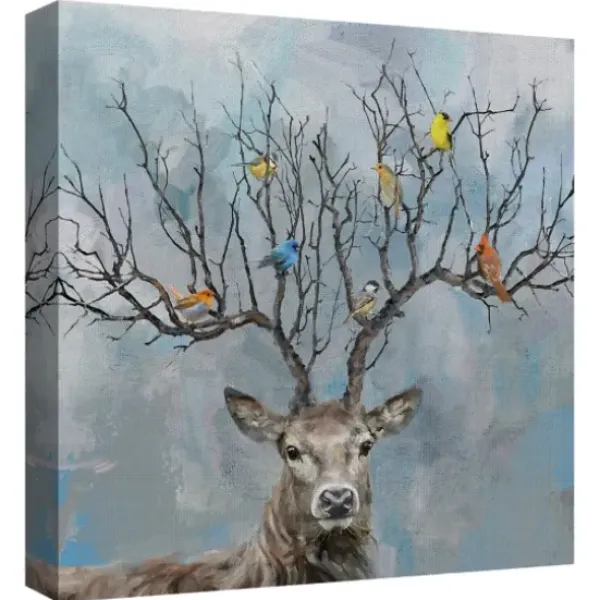 Canvas Art-Kirkland's Home Nearest And Dearest Canvas Art Print Gray/Blue