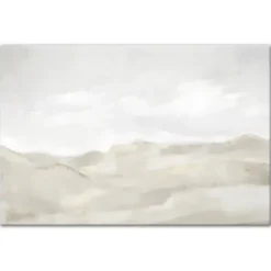 Canvas Art-Kirkland's Home Neutral Abstract Canvas Art Print, 48X32 In. Gray