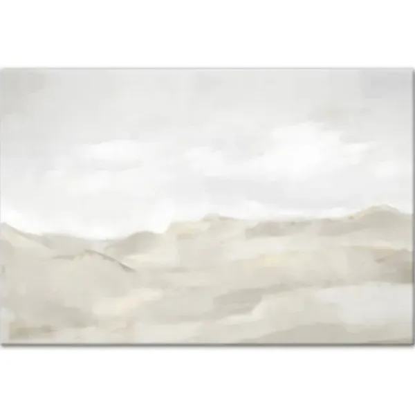 Canvas Art-Kirkland's Home Neutral Abstract Canvas Art Print, 48X32 In. Gray