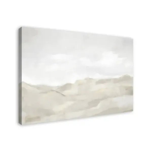 Canvas Art-Kirkland's Home Neutral Abstract Canvas Art Print, 48X32 In. Gray