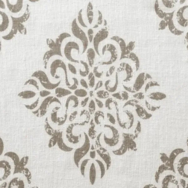 Curtains & Drapes-Kirkland's Home Neutral Basketweave Curtain Panel Set, 84 In. Tan